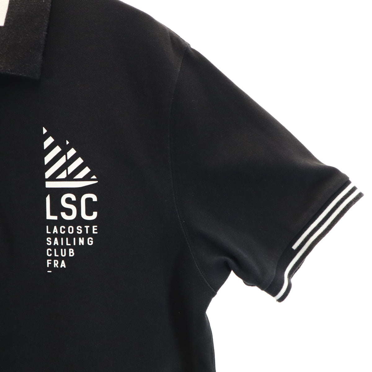 LACOSTE ラコステ 半袖 レギュラーフィット ポロシャツ 4 ブラック メンズ