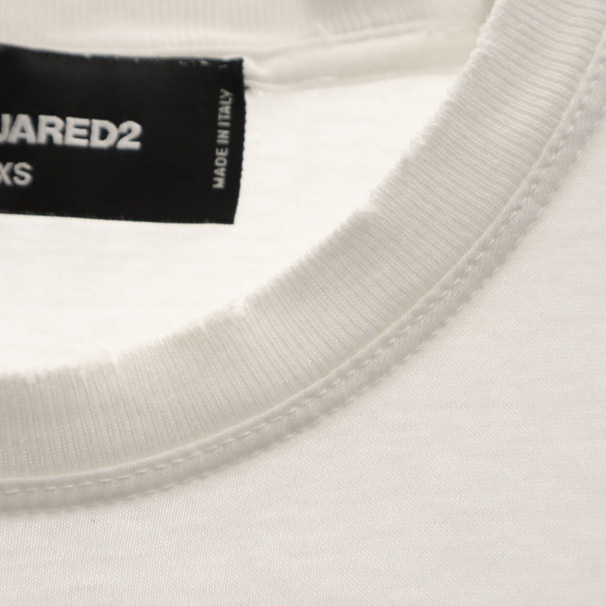 DSQUARED2 ディースクエアード イタリア製 半袖 Tシャツ XS ホワイト メンズ