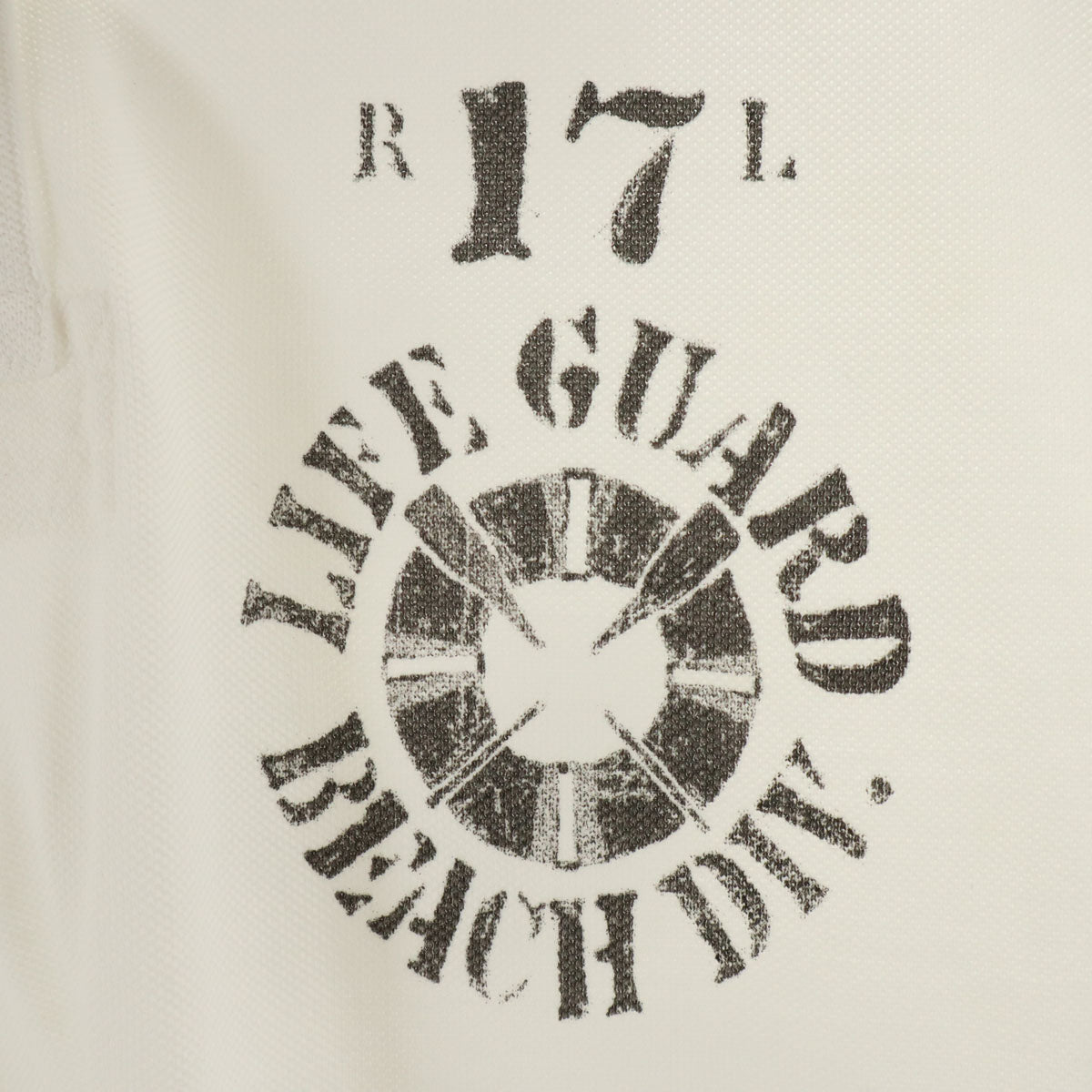 Polo by Ralph Lauren ポロバイラルフローレン 半袖 カスタムフィット ポロシャツ L ホワイト 鹿の子 メンズ