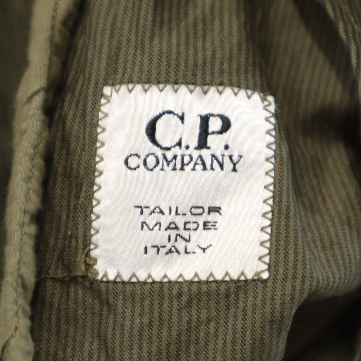 C.P.Company シーピーカンパニー イタリア製 テーラードジャケット 48 カーキ メンズ
