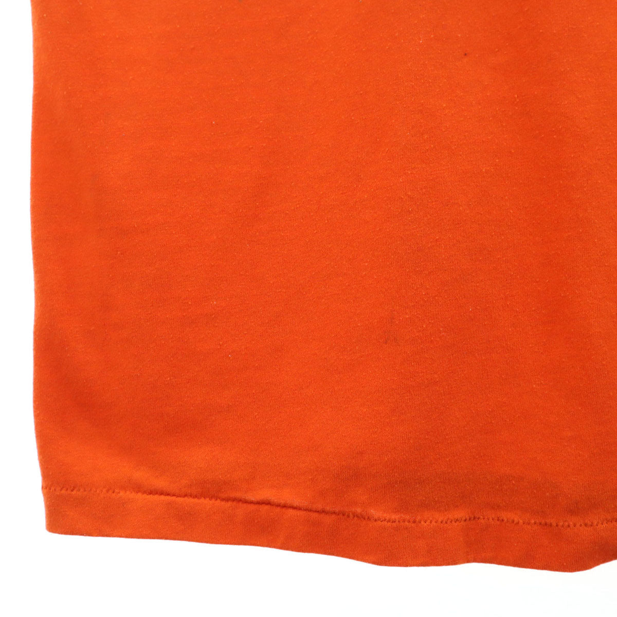 sportswear スポーツウェア 70s 80s USA製 ヴィンテージ バックプリント 半袖 Tシャツ XL オレンジ 亀 シングルステッチ メンズ