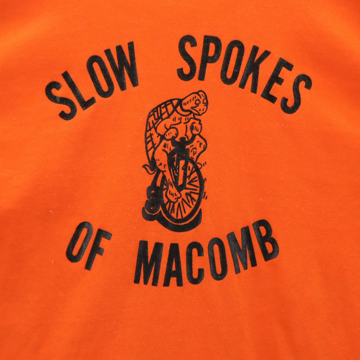 sportswear スポーツウェア 70s 80s USA製 ヴィンテージ バックプリント 半袖 Tシャツ XL オレンジ 亀 シングルステッチ メンズ