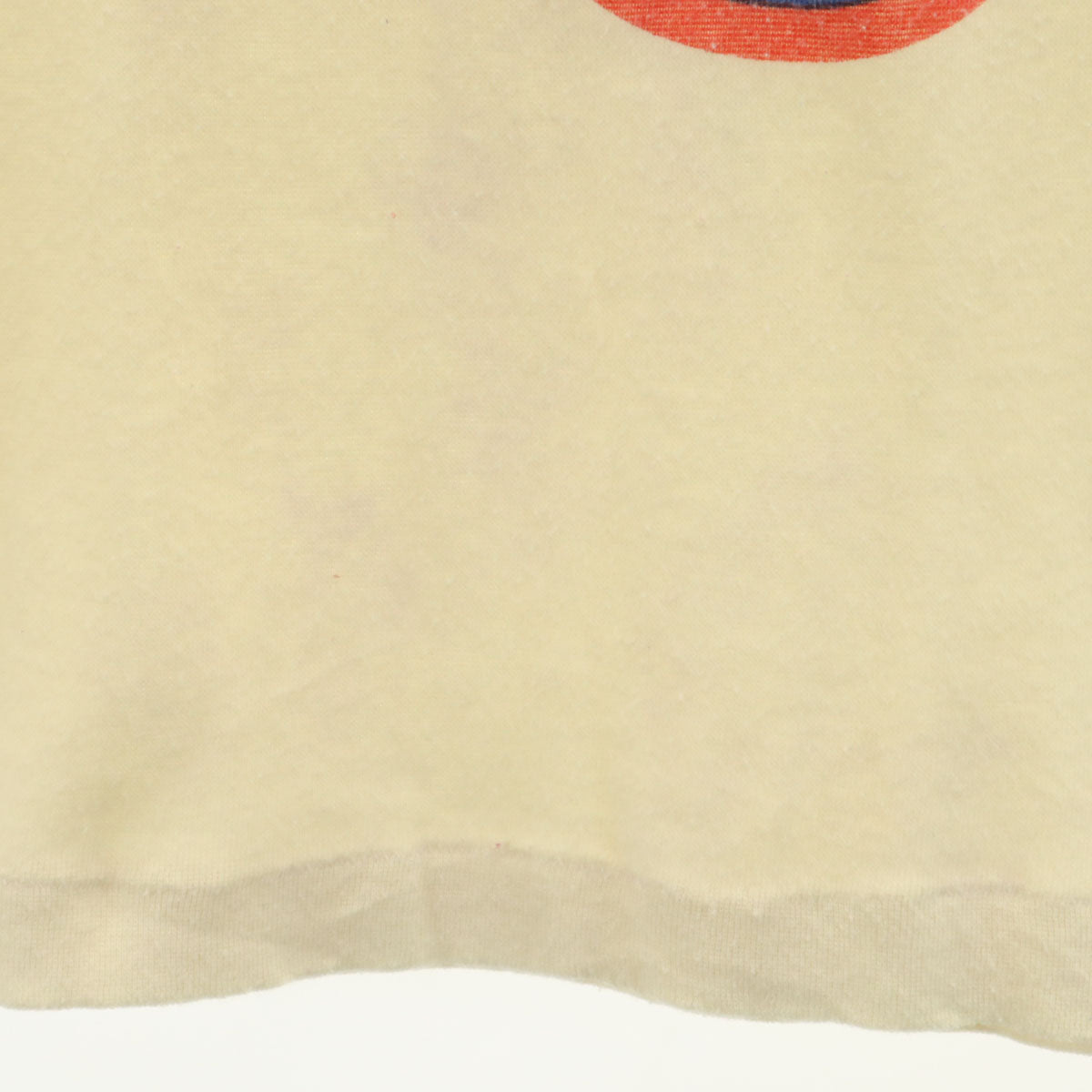 80s 90s オールド フレンチスリーブ Tシャツ L 生成り レディース