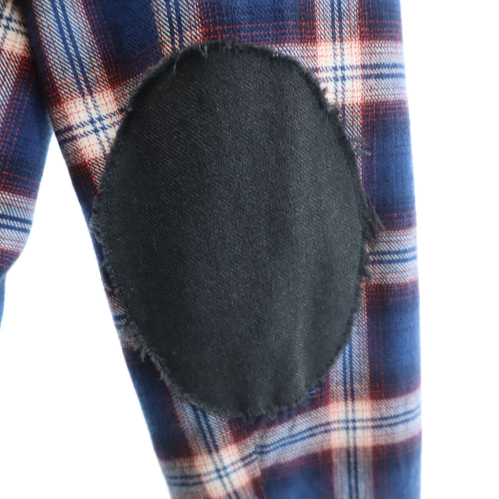 EFFECTEN エフェクテン 日本製 チェック柄 テーラードジャケット L ネイビー 他 アンコン メンズ