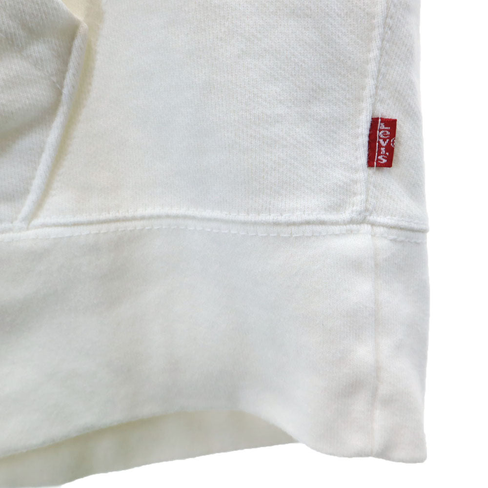 Levi's リーバイス 長袖 スウェットパーカー M ホワイト メンズ