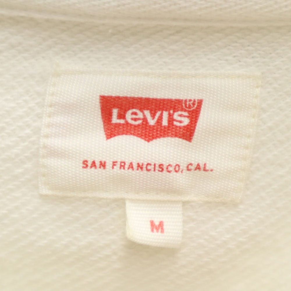 Levi's リーバイス 長袖 スウェットパーカー M ホワイト メンズ