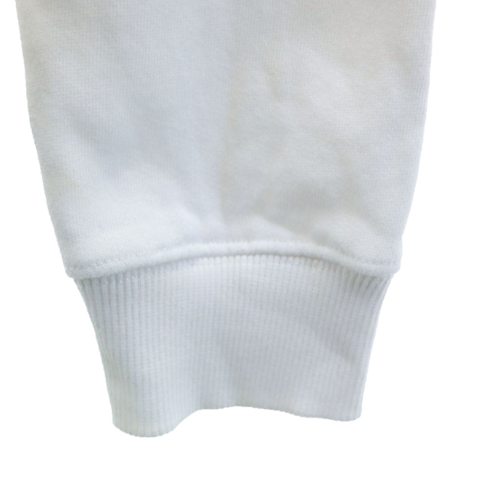 フューチャー ポルトガル製 バック刺繍 長袖 スウェット トレーナー S ホワイト メンズ