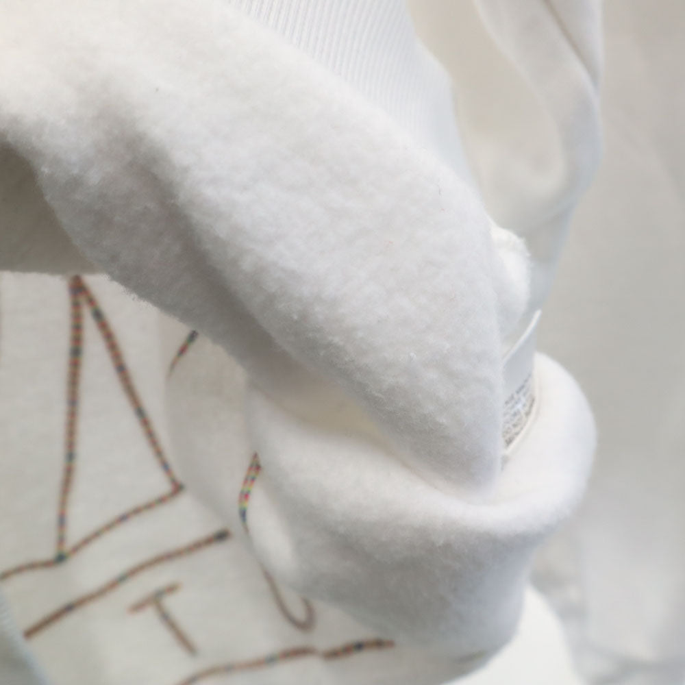 フューチャー ポルトガル製 バック刺繍 長袖 スウェット トレーナー S ホワイト メンズ