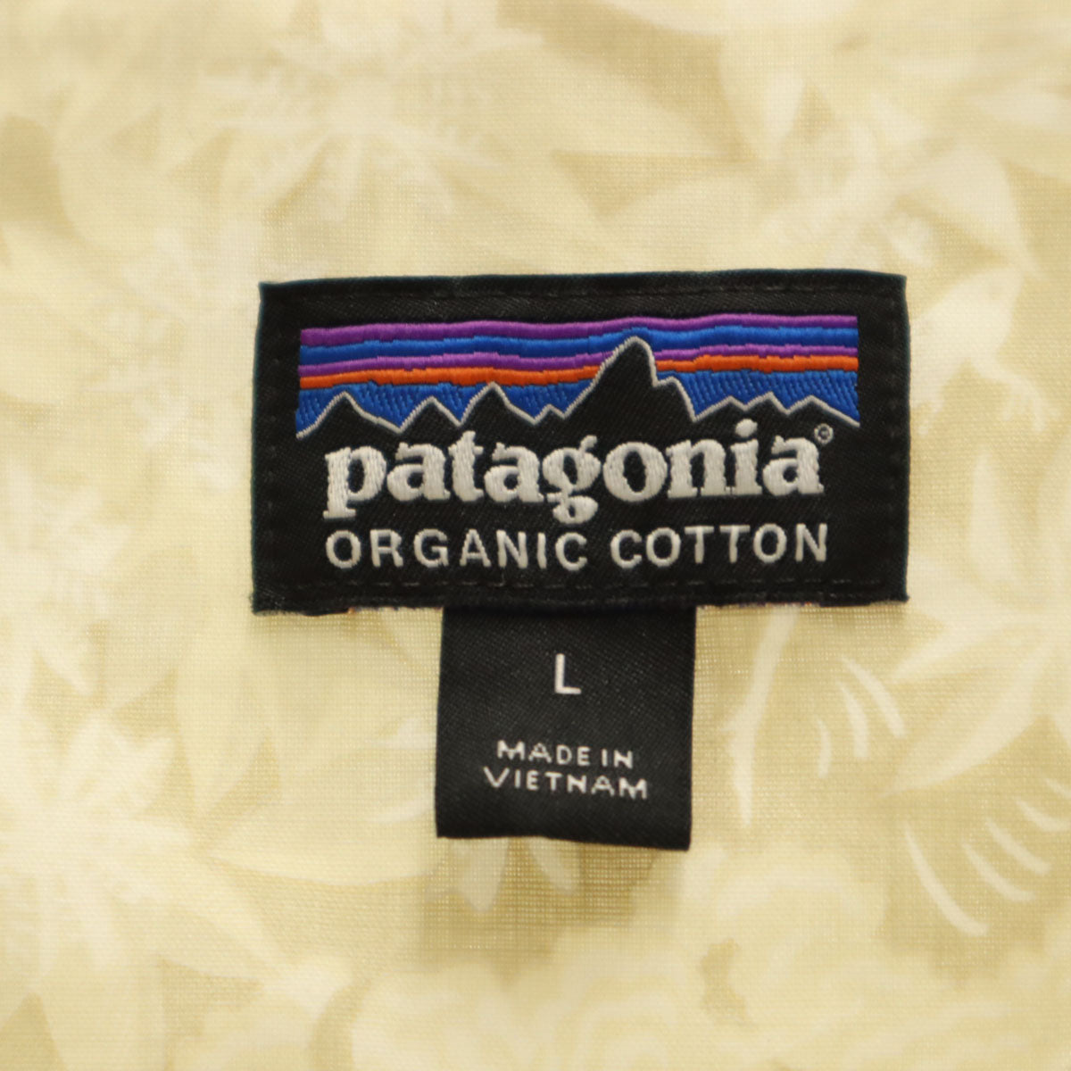 patagonia パタゴニア 半袖 シャツ L カーキ系 52691 メンズ