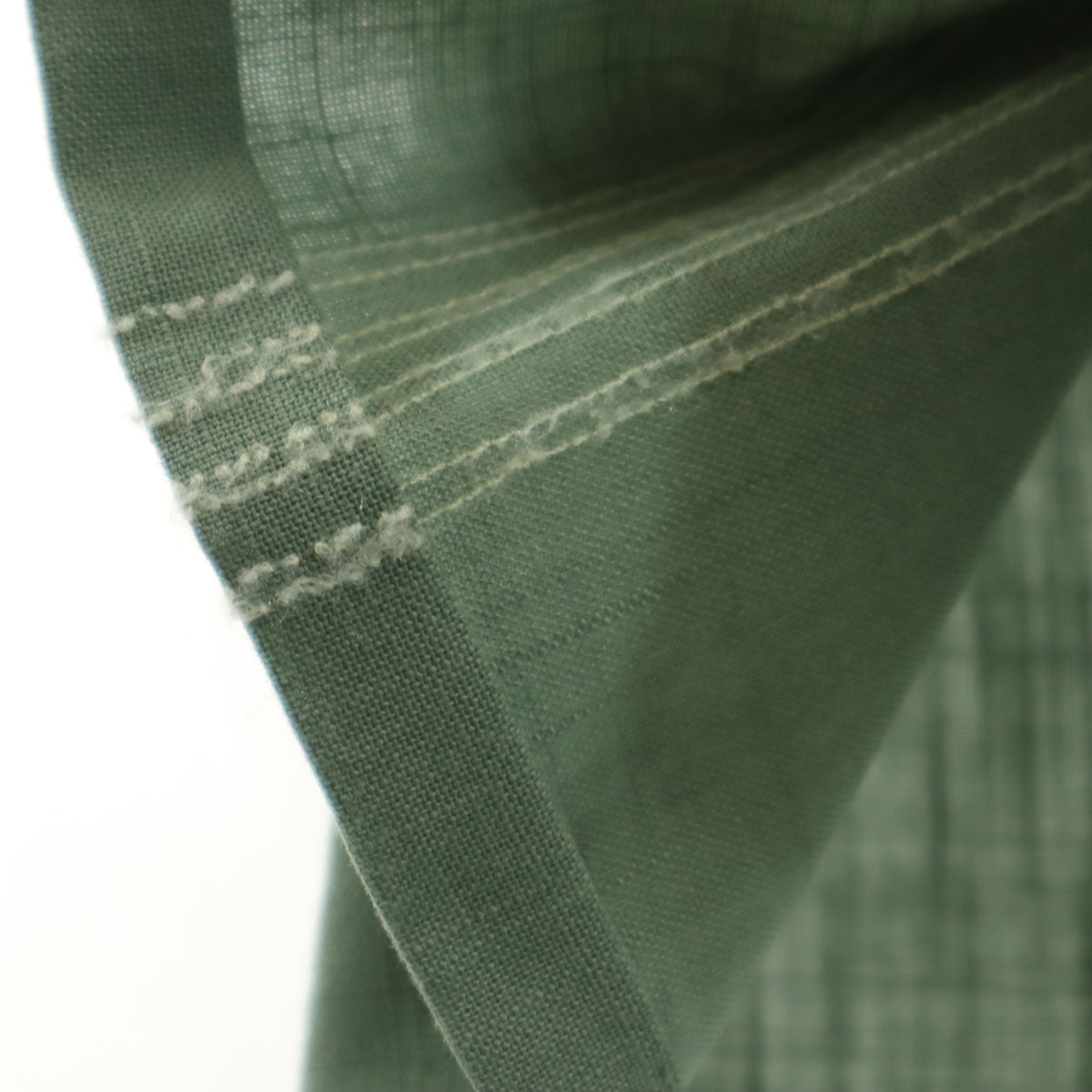 Davinci ダヴィンチ 60s USA製 ヴィンテージ 半袖 オープンカラーシャツ L モスグリーン系 レーヨン混 メンズ