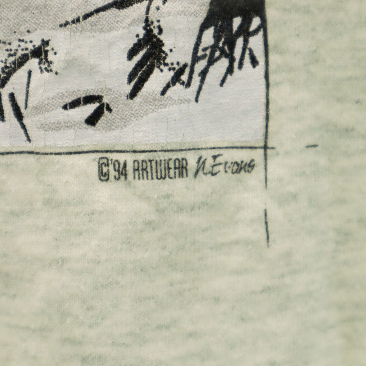 FRUIT OF THE LOOM BEST フルーツオブザルーム ベスト 90s USA製 オールド トナカイ 半袖 Tシャツ XL グレー シングルステッチ アニマル メンズ