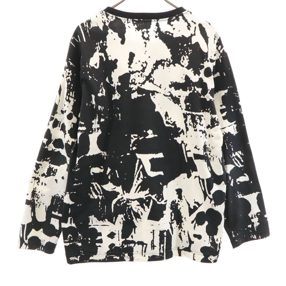 Yohji Yamamoto ヨウジヤマモト 20SS 日本製 人物プリント 長袖 カットソー 2 ブラック メンズ