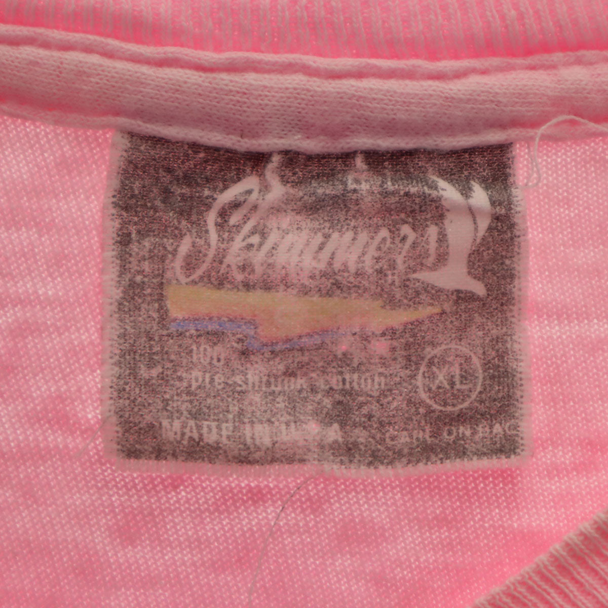 Skkimers 80s USA製 ヴィンテージ スイカ 半袖 Tシャツ XL ピンク シングルステッチ メンズ