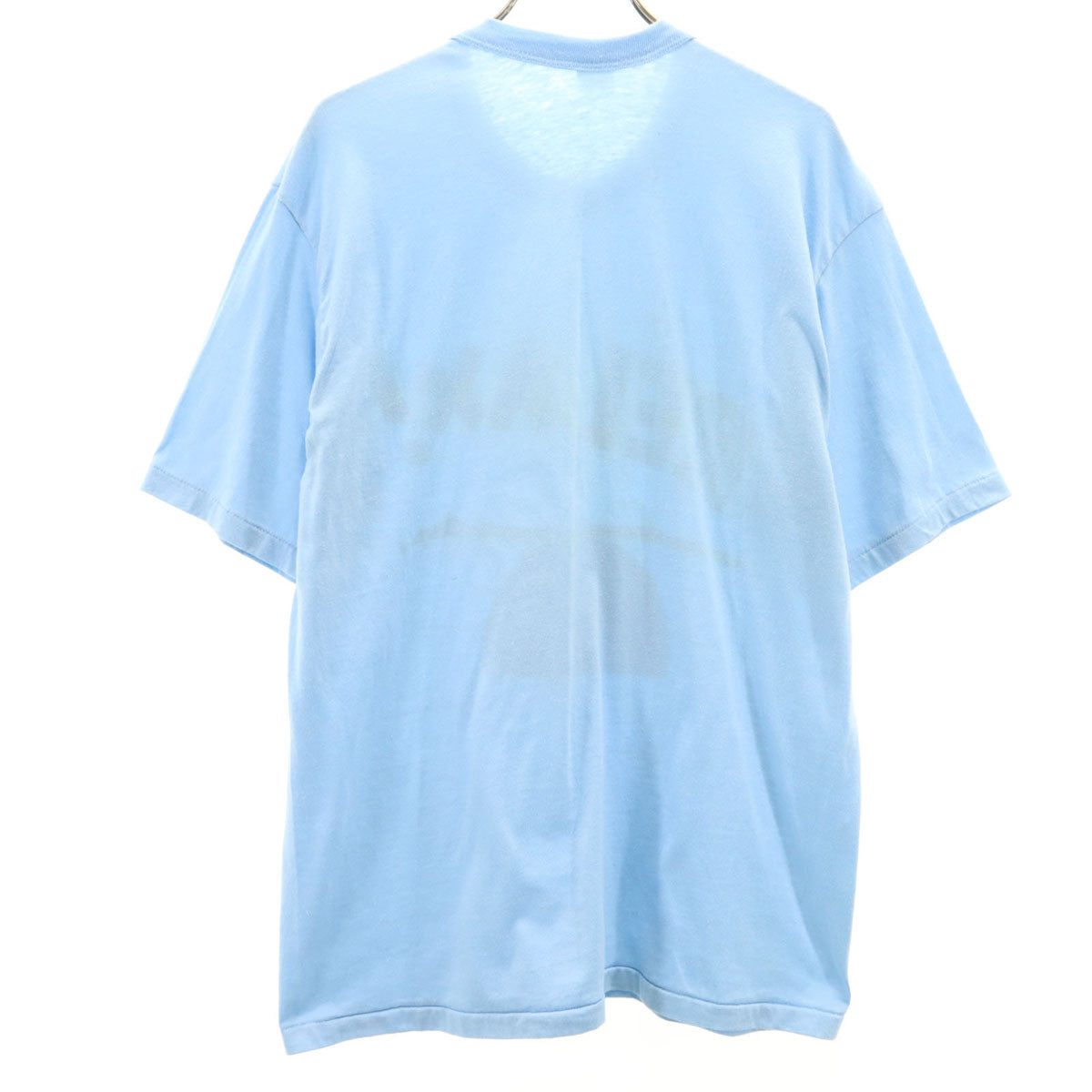 90s USA製 オールド RELAX 半袖 Tシャツ XL 水色 シングルステッチ メンズ