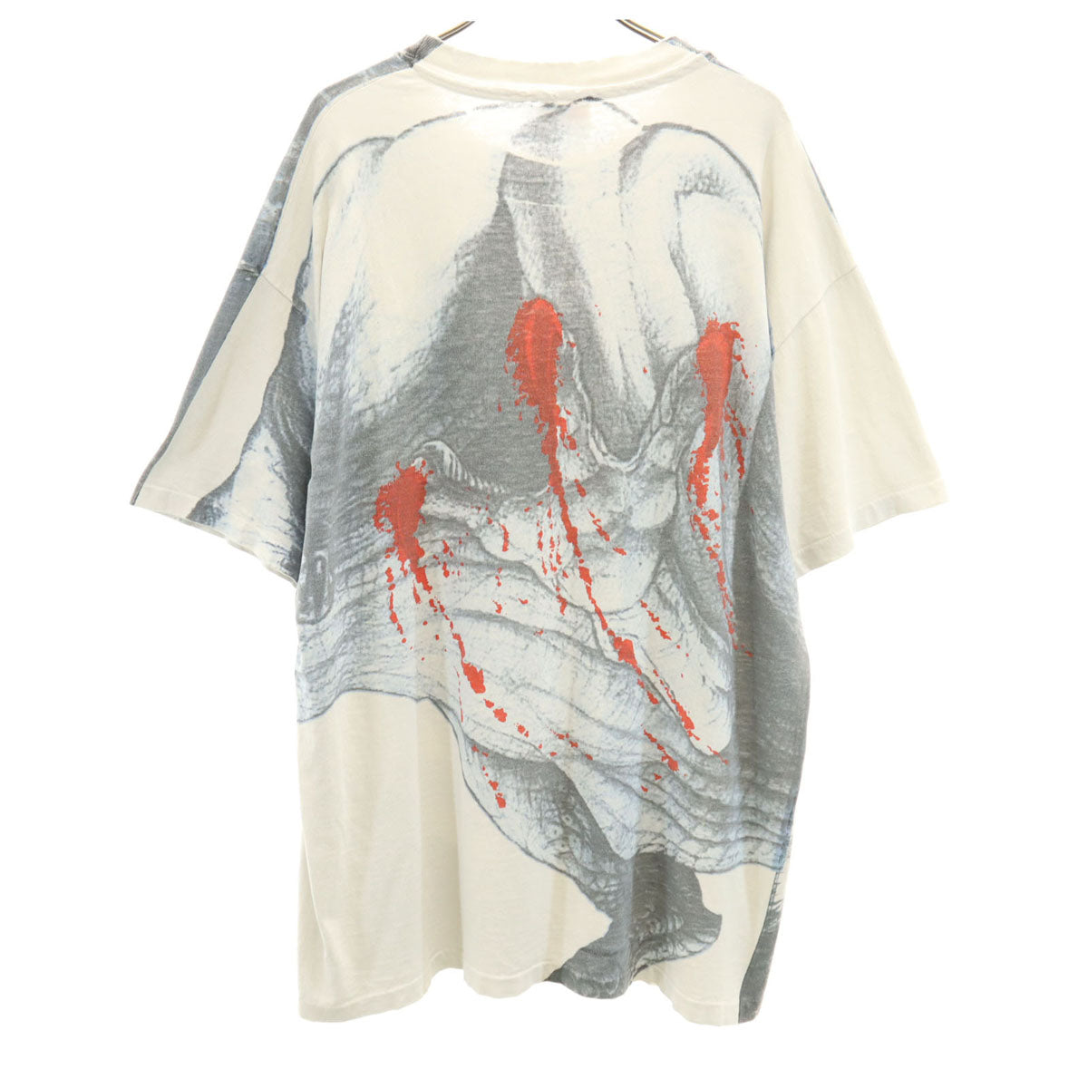 Hanes ヘインズ 90s オールド USA製 ジュラシックパーク3 ムービーT 映画 ジェラシックパーク 半袖 Tシャツ XL グレー シングルステッチ メンズ