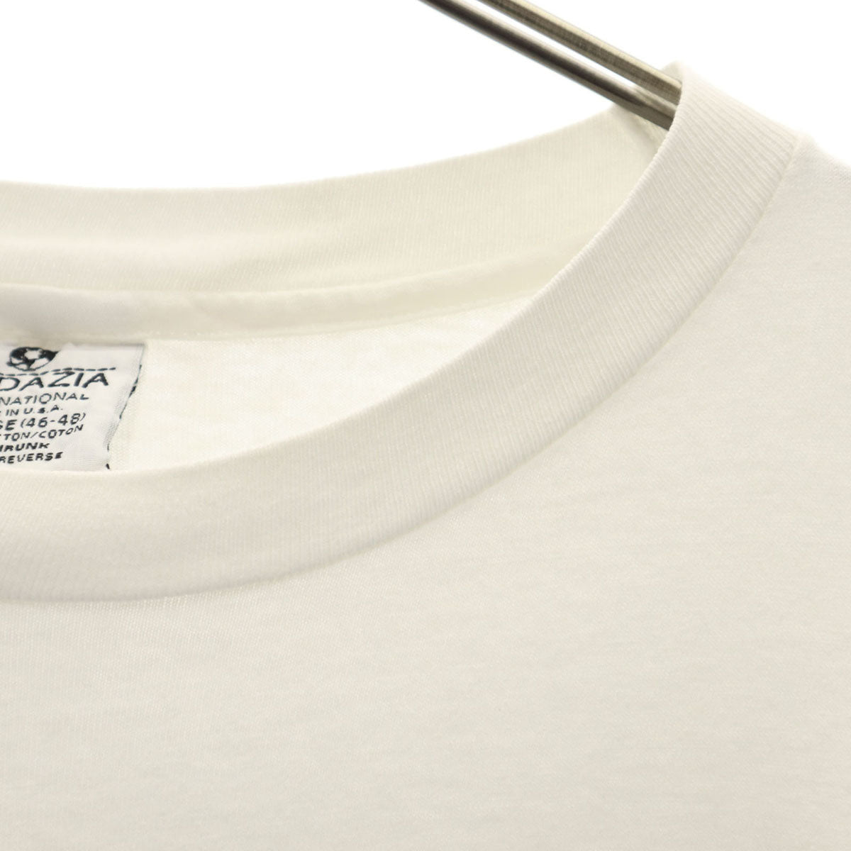 ANDAZIA アンドジア 90s USA製 オールド マルチ M.C.エッシャー だまし絵 半袖 Tシャツ XL ホワイト シングルステッチ メンズ