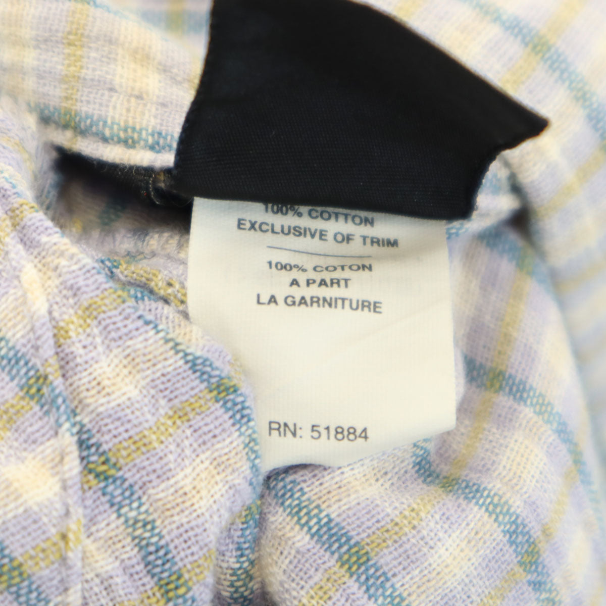 patagonia パタゴニア チェック 半袖 オープンカラー シャツ S ブルー系 RN51884 アウトドア レディース