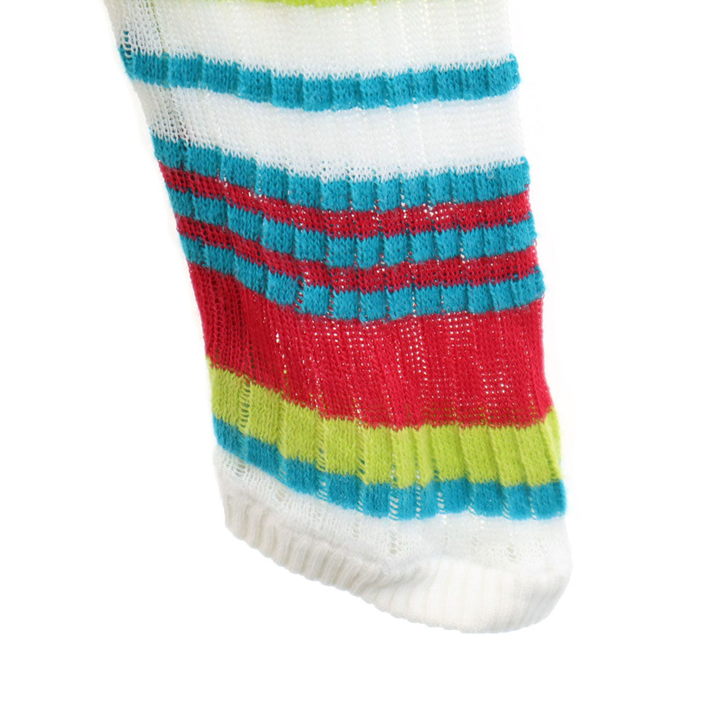 Christian Dior クリスチャンディオール オールド マルチカラー 長袖 ボーダー ニット L レディース