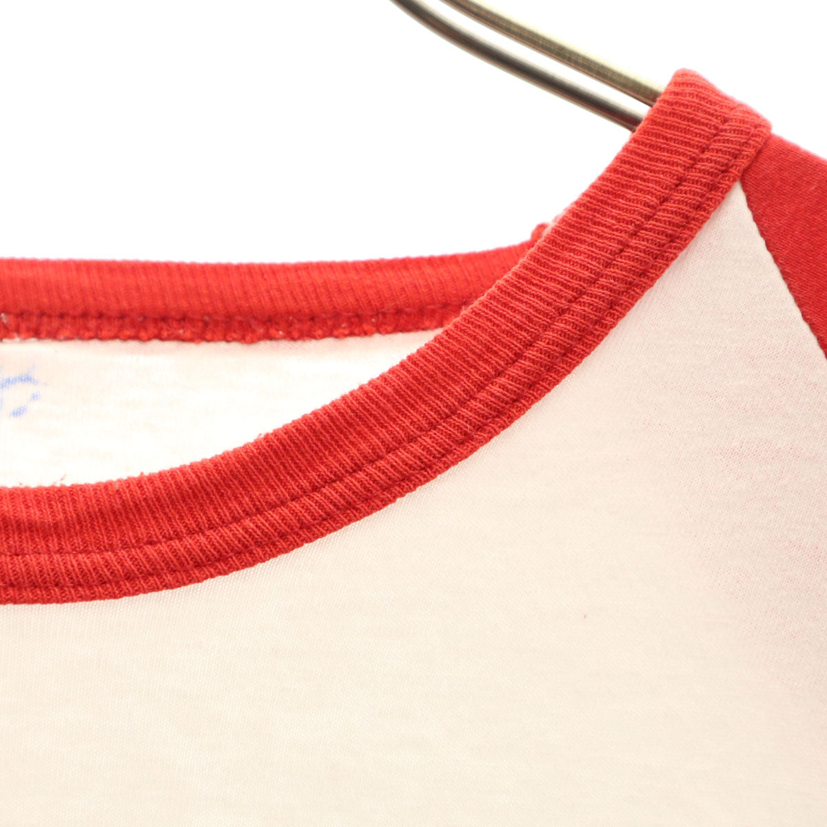 80s 90s オールド 7分袖 ラグランスリーブ Tシャツ ホワイト系 メンズ