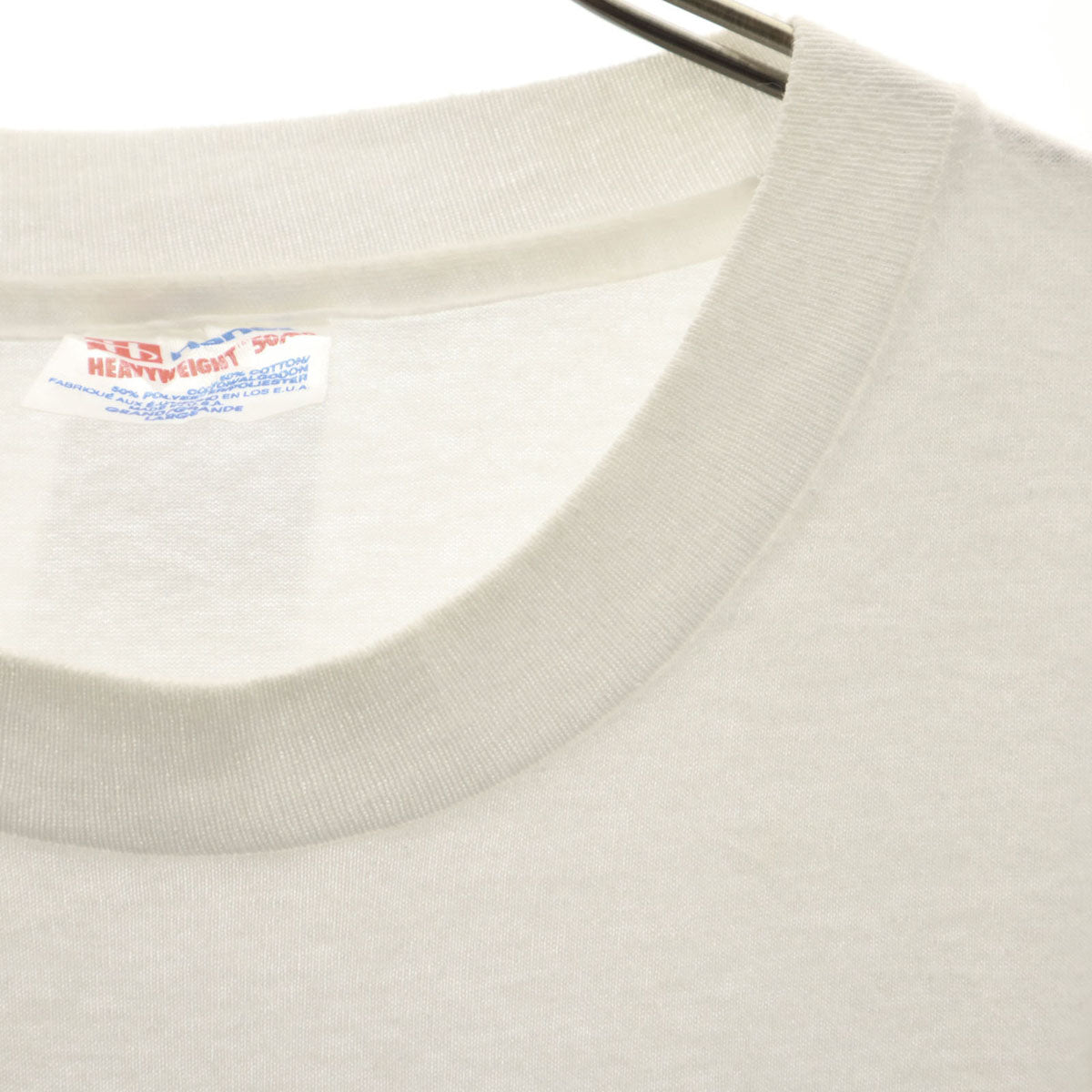 Hanes ヘインズ 90s USA製 オールド 半袖 Tシャツ L ホワイト シングルステッチ メンズ