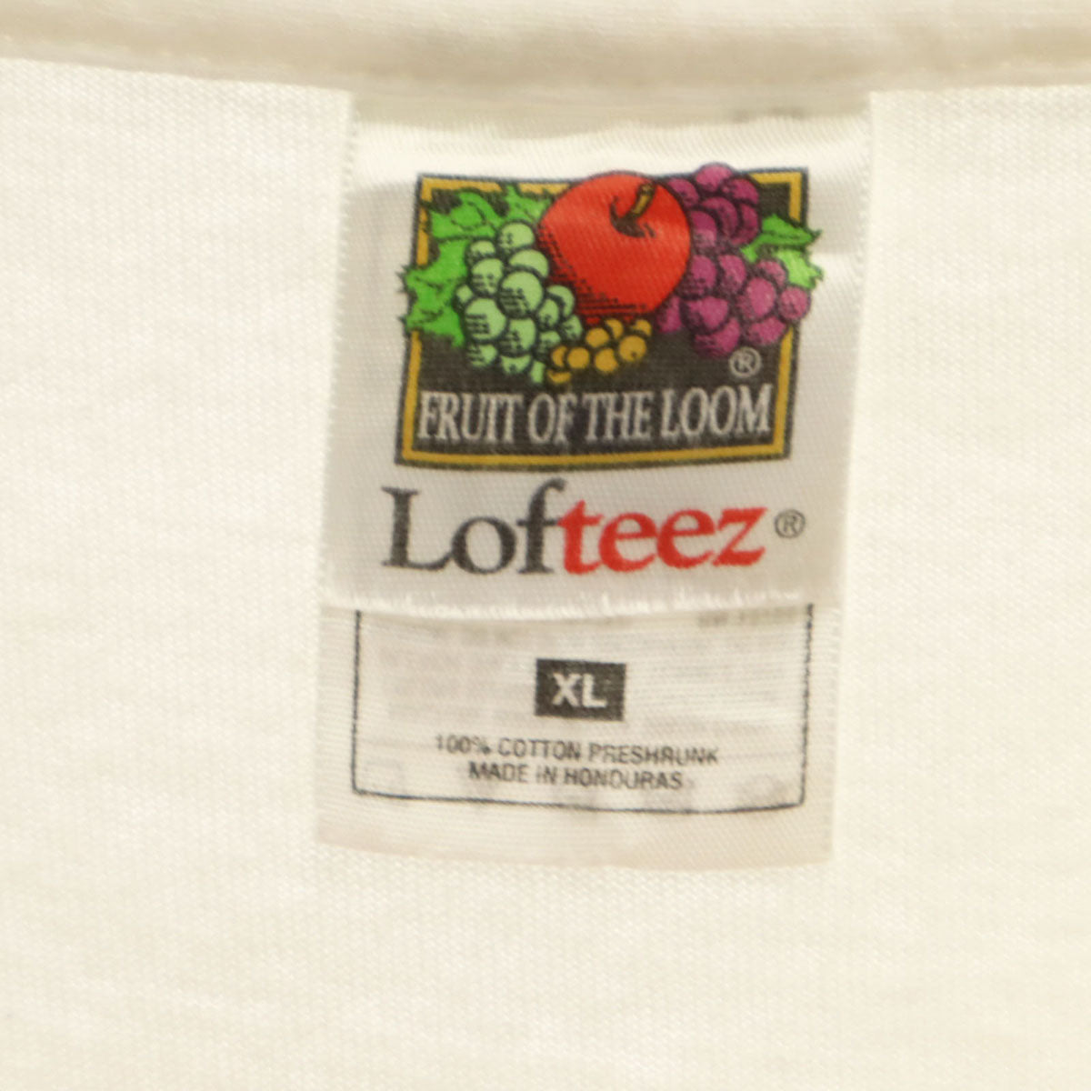 FRUIT OF THE LOOM フルーツオブザルーム 90s オールド 長袖 Tシャツ XL ホワイト メンズ