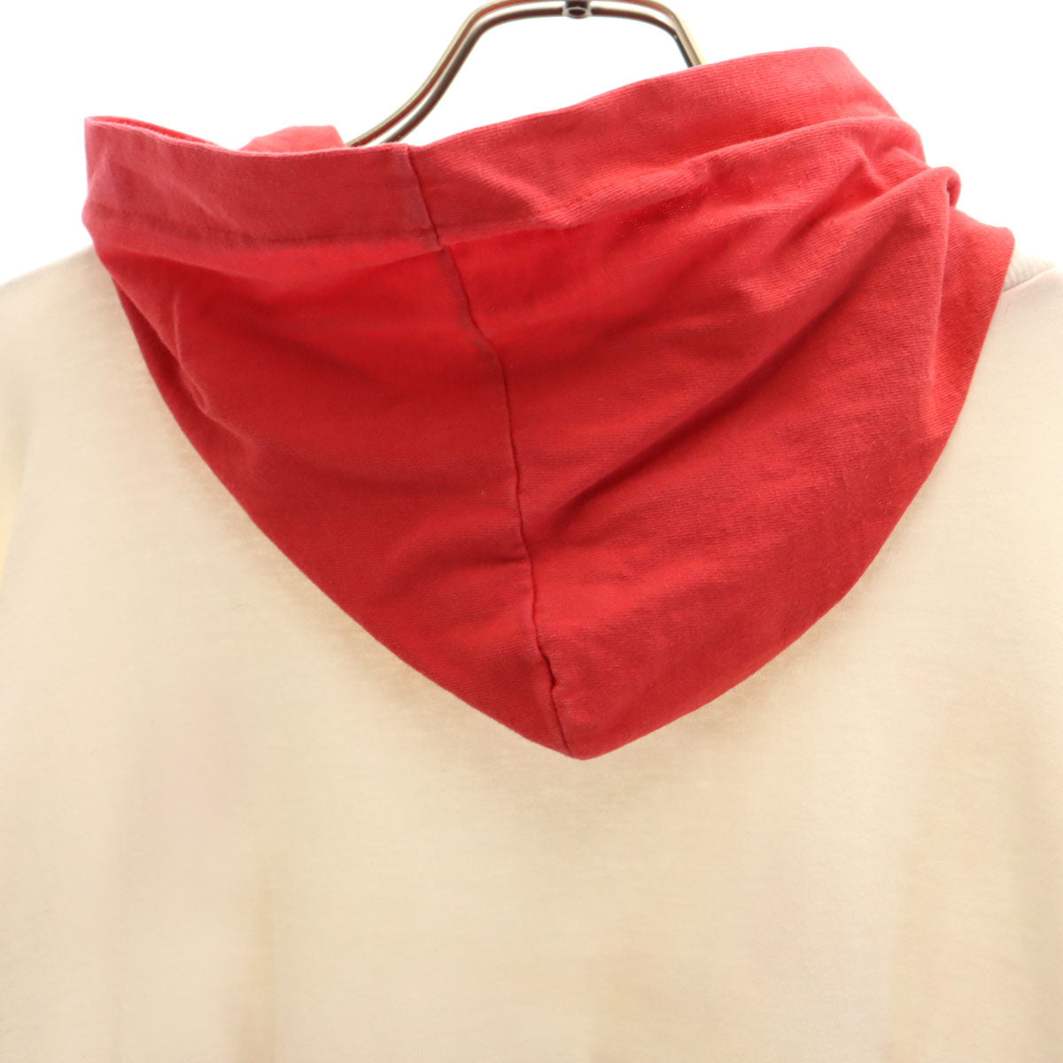 APEX ONE 90s USA製 オールド 半袖 フード Tシャツ L ホワイト系 シングルステッチ メンズ