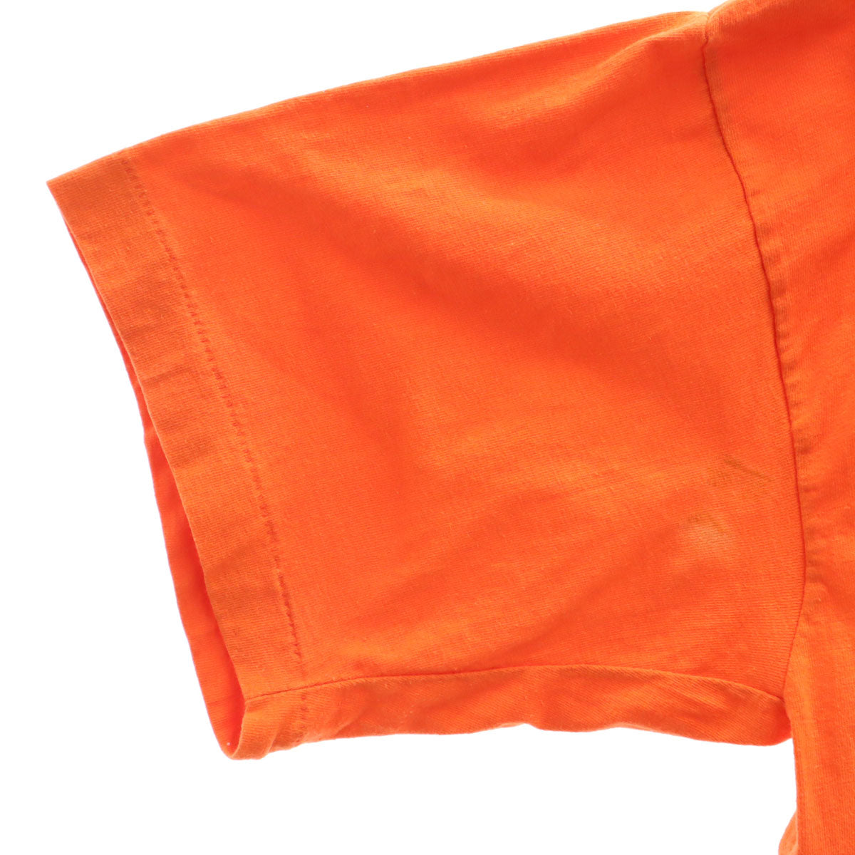 90s カナダ製 オールド 半袖 Tシャツ L オレンジ系 シングルステッチ メンズ