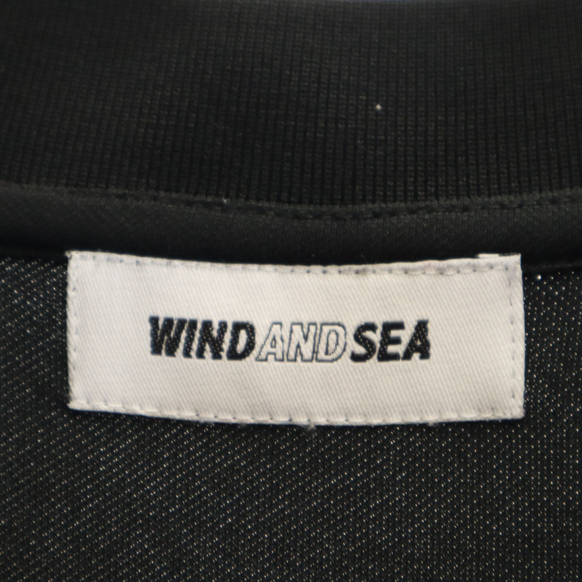 WIND AND SEA ウィンダンシー 半袖 ポロシャツ L ブラック メンズ