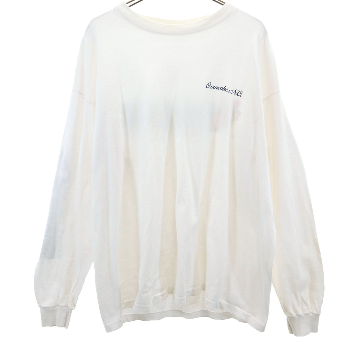 BELTON ベルトン 90s USA製 オールド 長袖 Tシャツ XL ホワイト系 ロンT メンズ