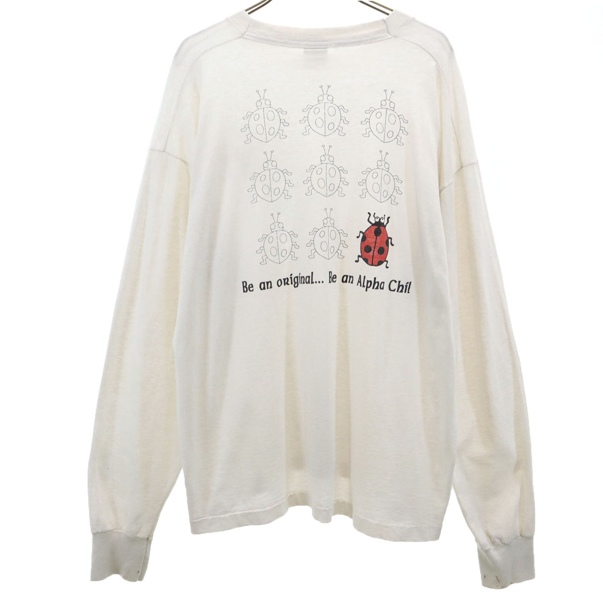 FRUIT OF THE LOOM フルーツオブザルーム 90s 00s BEST USA製 オールド 長袖 Tシャツ XL ホワイト系 ロンT メンズ