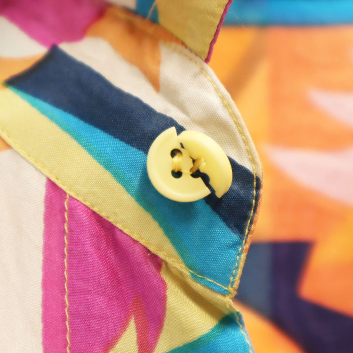 DON'T STOP 90s シルク オールド 総柄 半袖 シャツ L マルチ メンズ