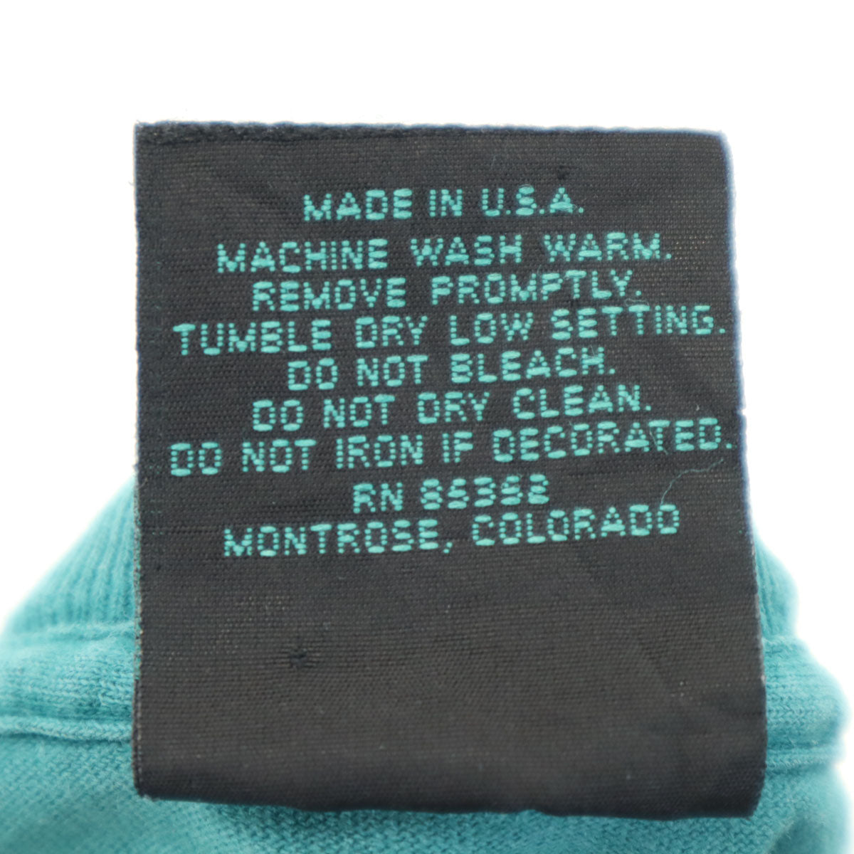 HABITAT ハビタット 90s USA製 オールド マナティ 半袖 Tシャツ L グリーン系 メンズ