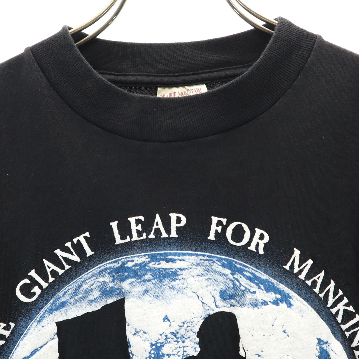 PRAIRIE MOUNTAIN プレーリーマウンテン 90s USA製 オールド ケネディ宇宙センター 半袖 Tシャツ M ブラック シングルステッチ メンズ