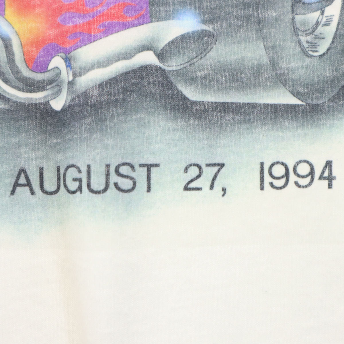 FRUIT OF THE LOOM BEST フルーツオブザルーム ベスト 90s USA製 オールド ピンクパンサー 1994 CAR SHOW 半袖 Tシャツ XL ホワイト シングルステッチ メンズ