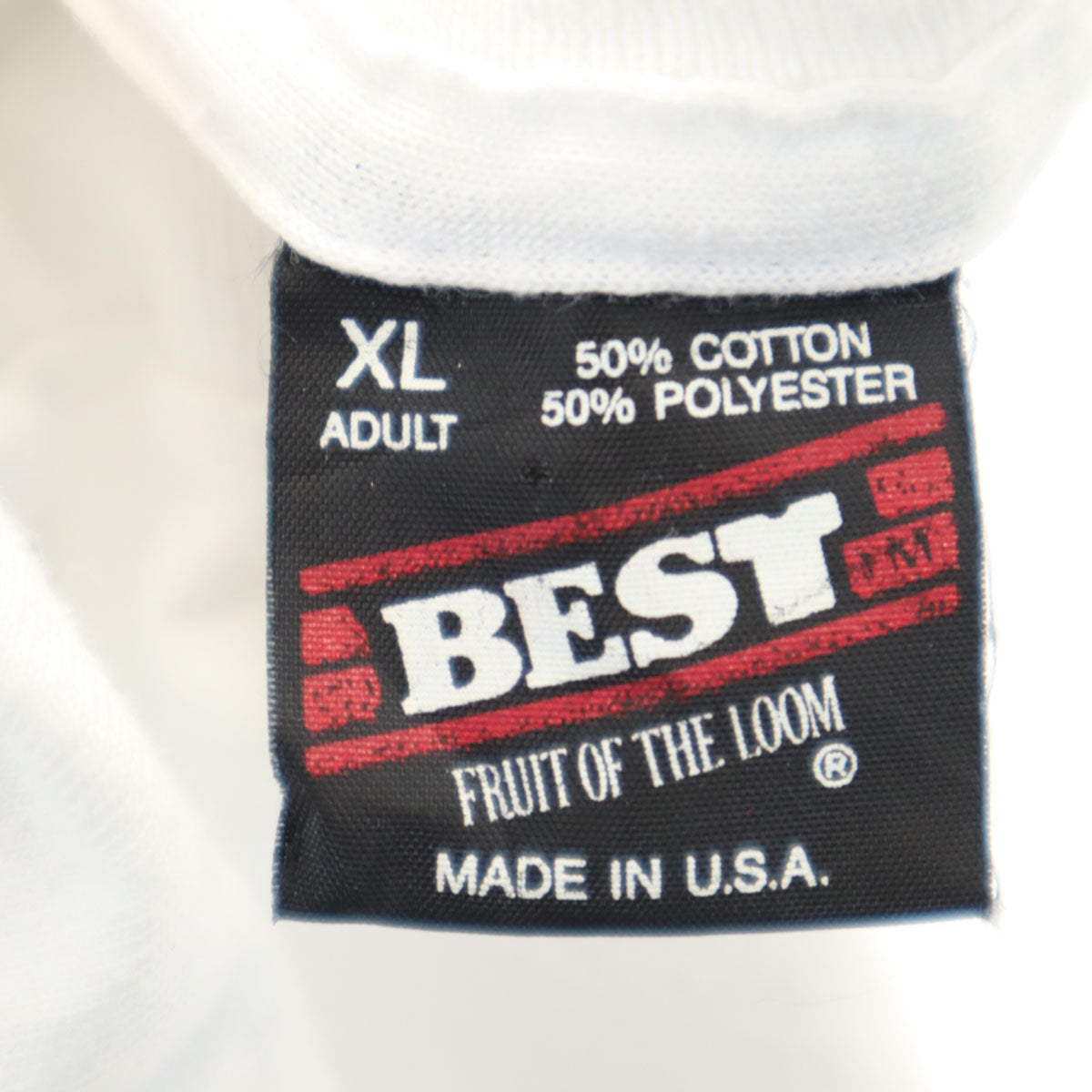 FRUIT OF THE LOOM BEST フルーツオブザルーム ベスト 90s USA製 オールド ピンクパンサー 1994 CAR SHOW 半袖 Tシャツ XL ホワイト シングルステッチ メンズ