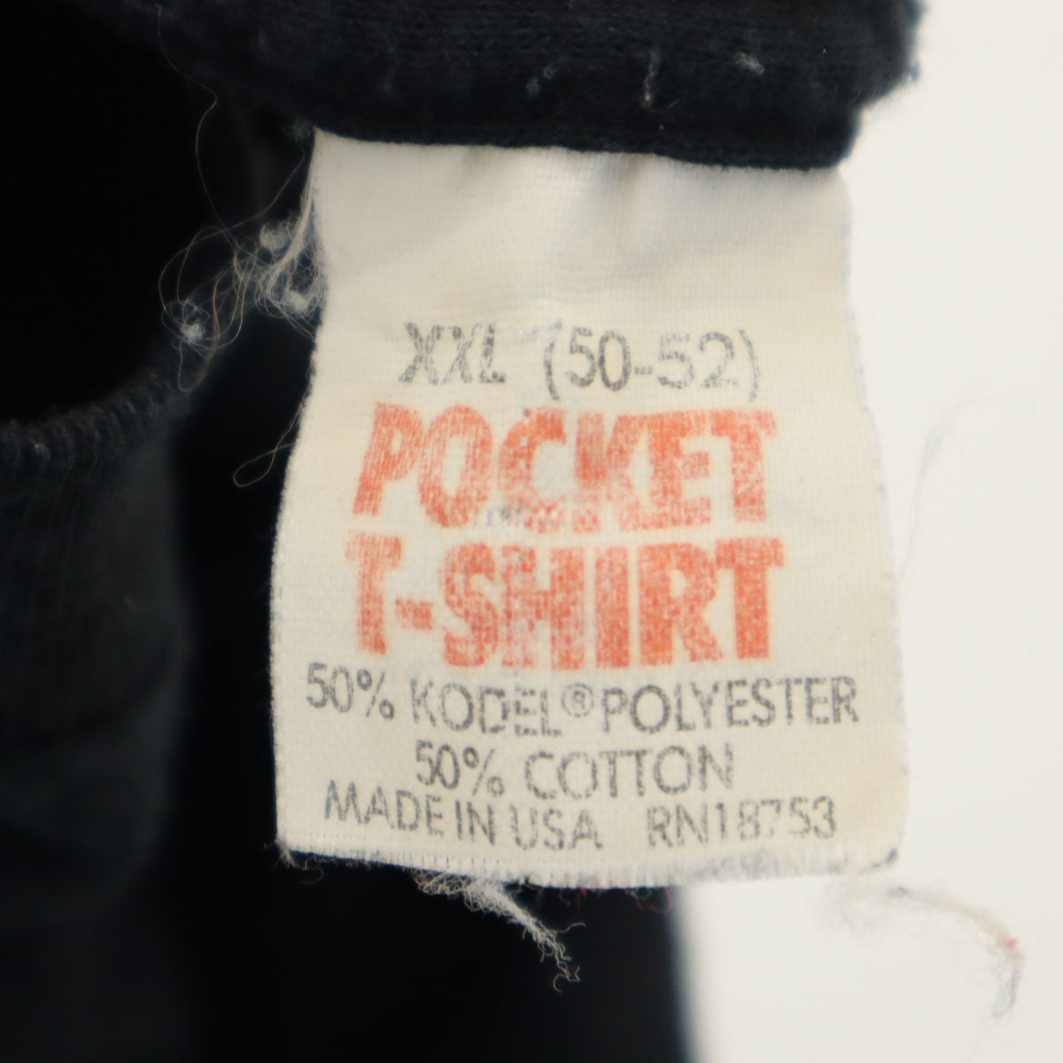 POCKET T-SHIRT 90s USA製 オールド バックペイント ユニコーン 半袖 Tシャツ XXL ブラック ポケT ビッグサイズ メンズ