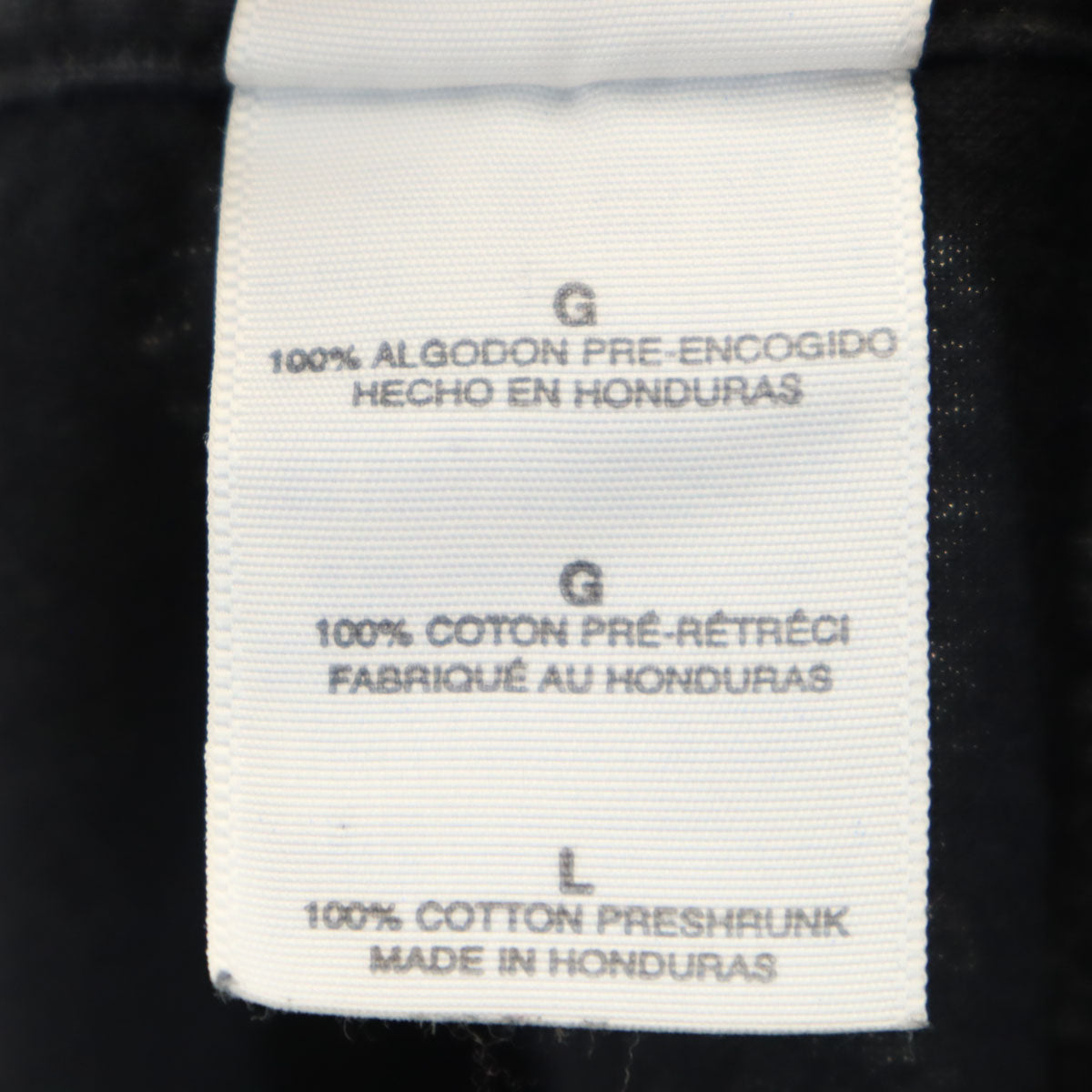 GILDAN ギルダン バックプリント RAIDERS 半袖 Tシャツ L ブラック メンズ