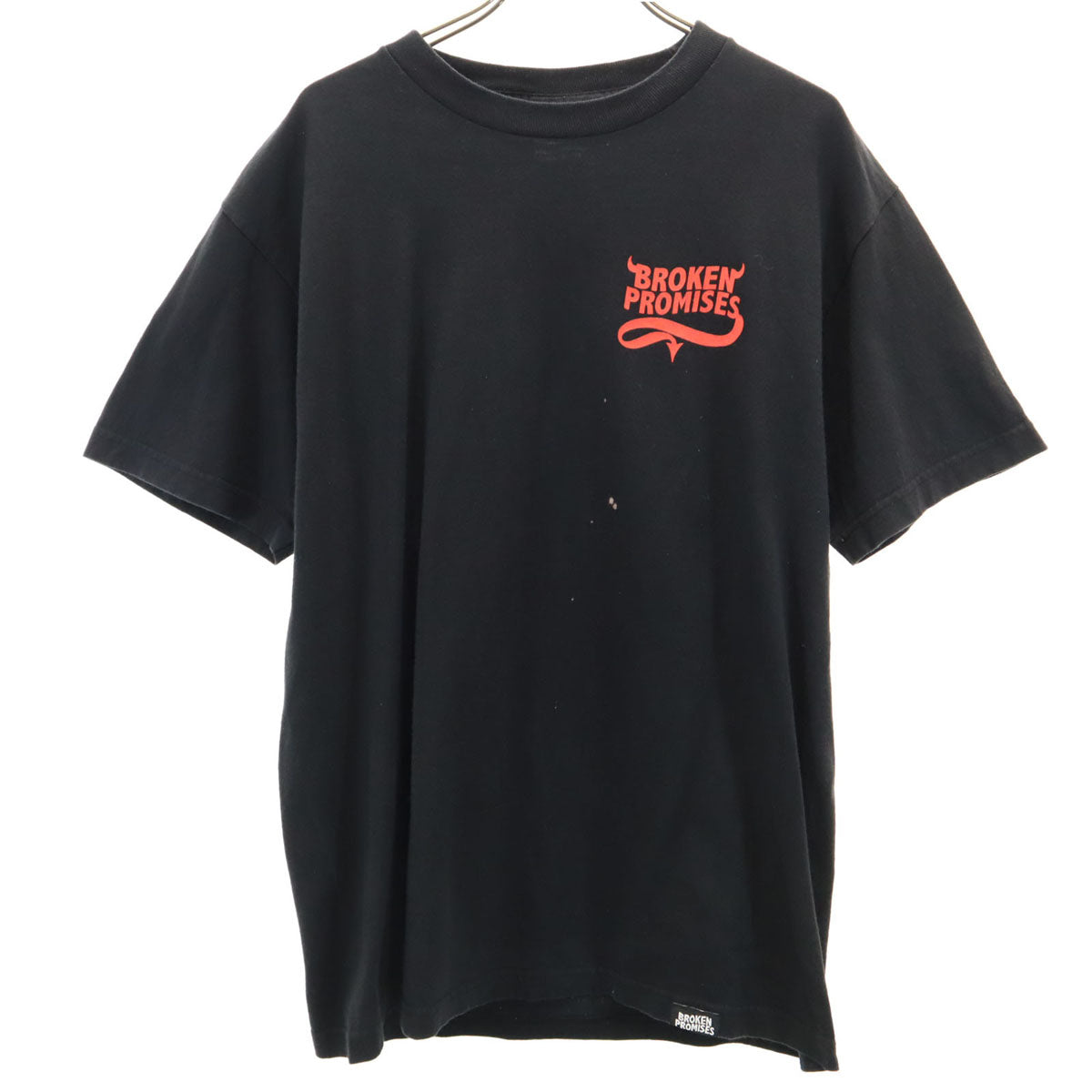 BROKEN PROMISES ブロークンプロミス バックプリント 半袖 Tシャツ M ブラック メンズ