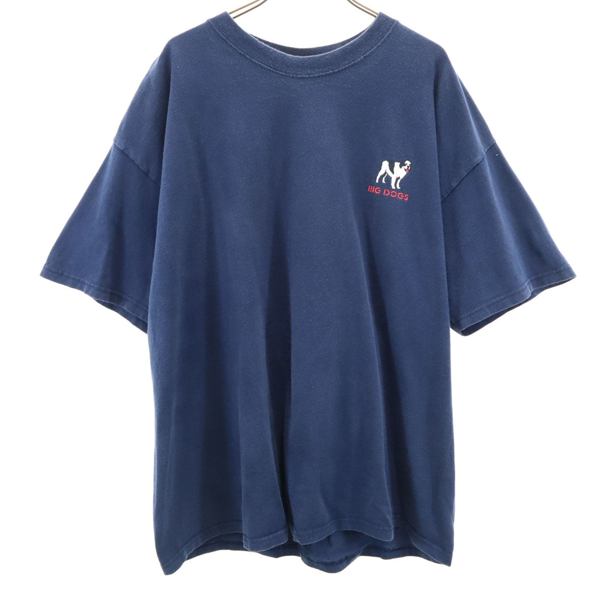 BIG DOGS ビッグドッグス バックプリント 半袖 Tシャツ XL ネイビー メンズ