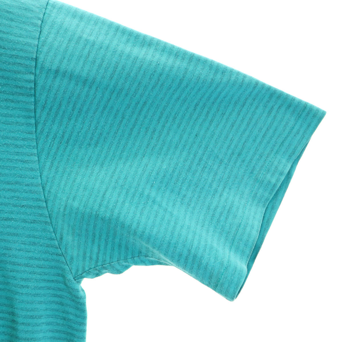 TOWNCRAFT タウンクラフト 90s USA製 オールド ボーダー柄 半袖 Tシャツ XL ターコイズ ポケT シングルステッチ JCpenny メンズ