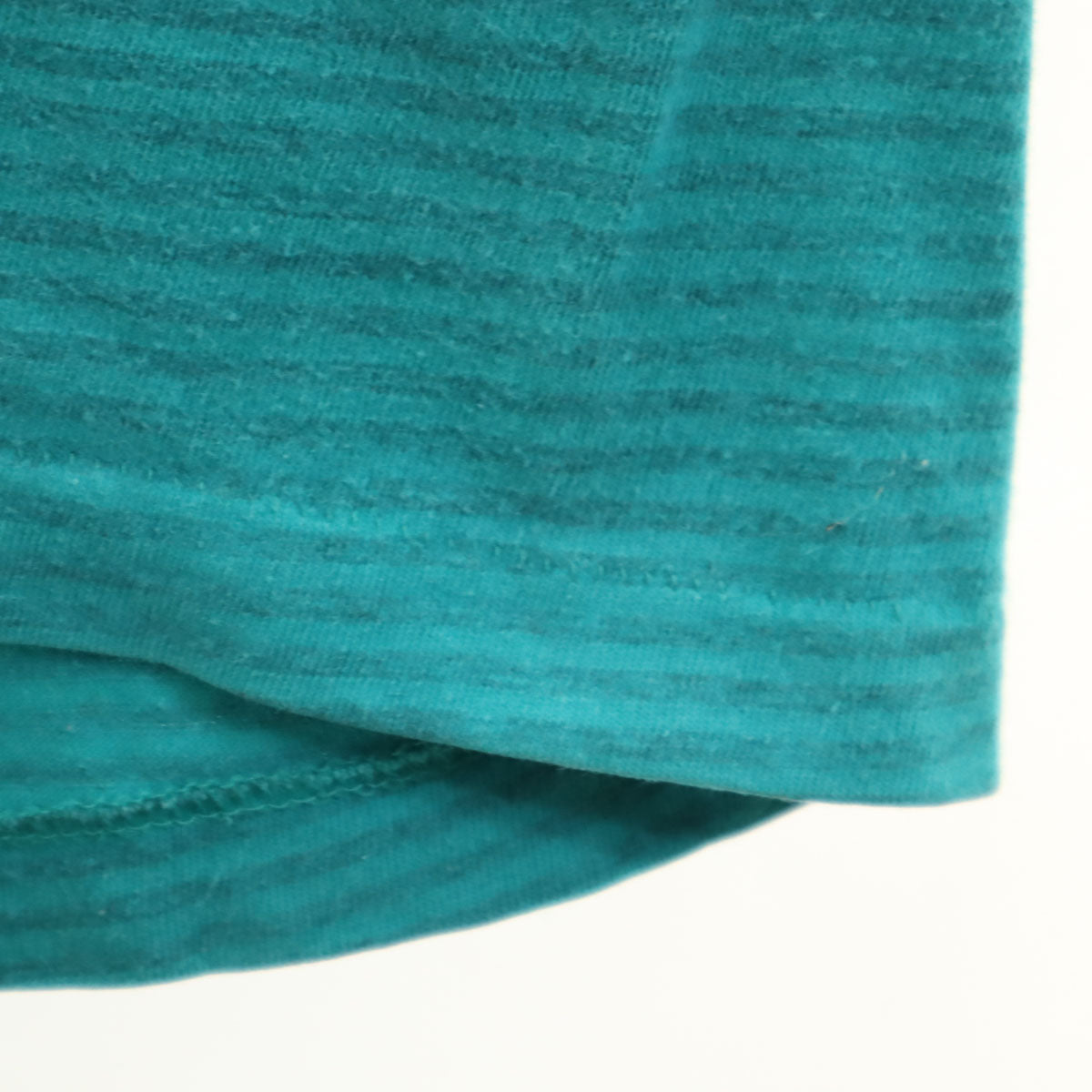 TOWNCRAFT タウンクラフト 90s USA製 オールド ボーダー柄 半袖 Tシャツ XL ターコイズ ポケT シングルステッチ JCpenny メンズ