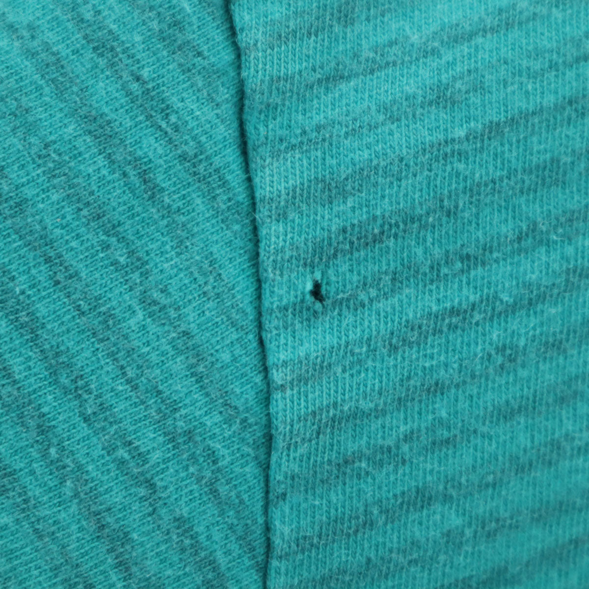 TOWNCRAFT タウンクラフト 90s USA製 オールド ボーダー柄 半袖 Tシャツ XL ターコイズ ポケT シングルステッチ JCpenny メンズ