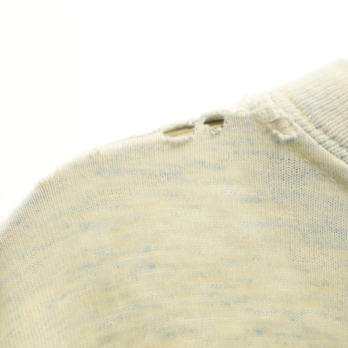 ALORE アローレ 90s USA製 オールド 5分袖 Tシャツ XL アイボリー メンズ