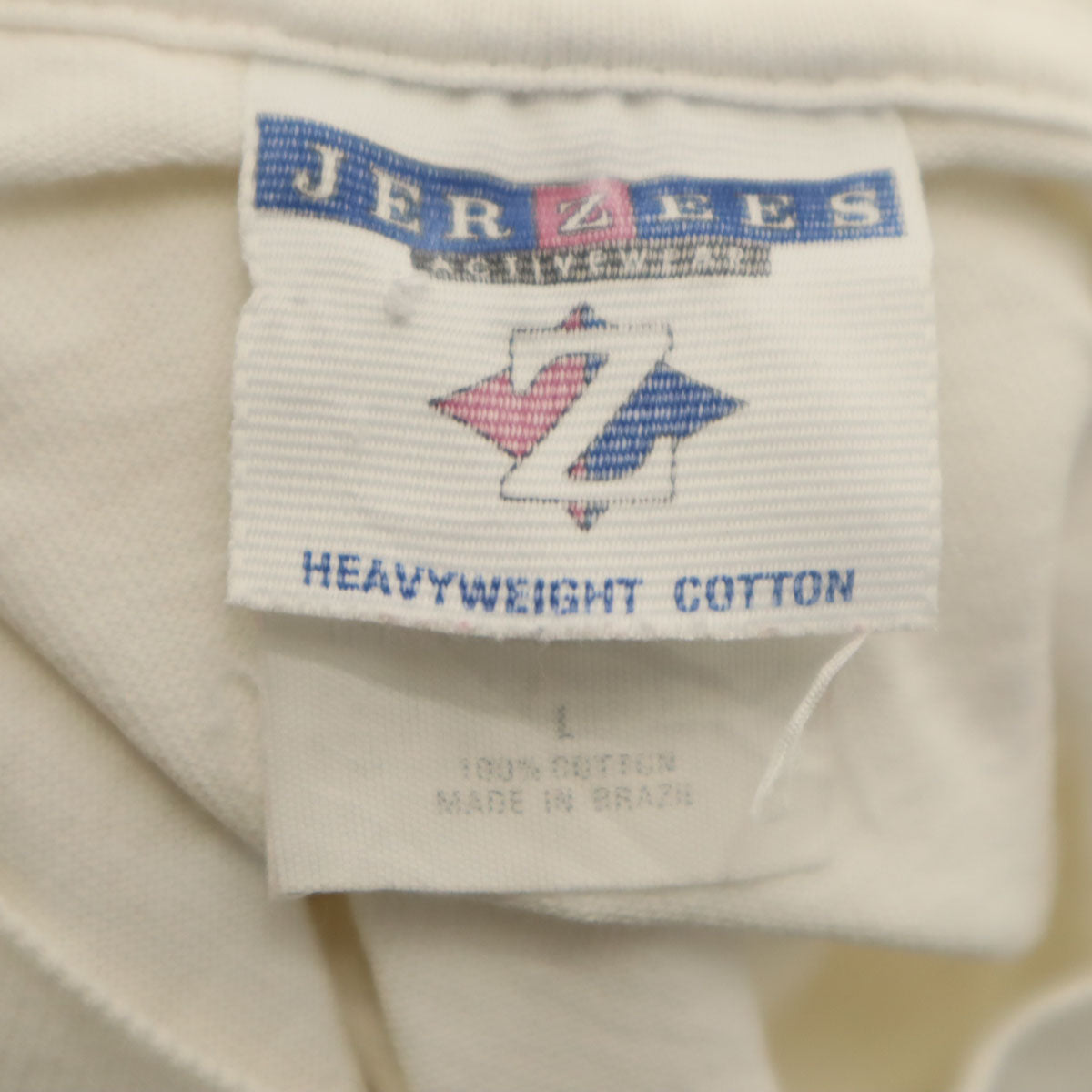 JERZEES ジャージーズ オールド 半袖 Tシャツ L オフホワイト メンズ