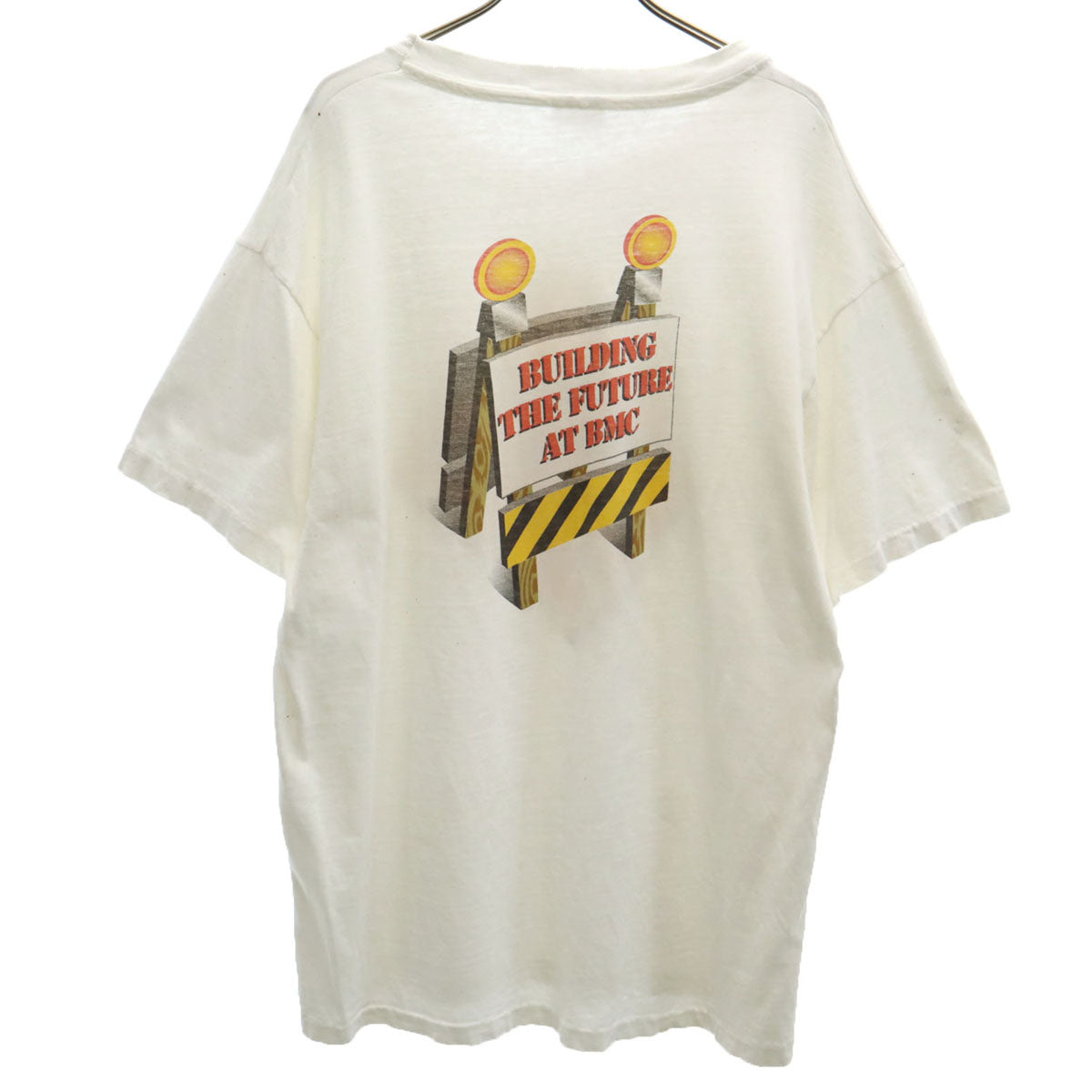 Hanes ヘインズ 90s オールド 半袖 Tシャツ L ホワイト シングルステッチ メンズ