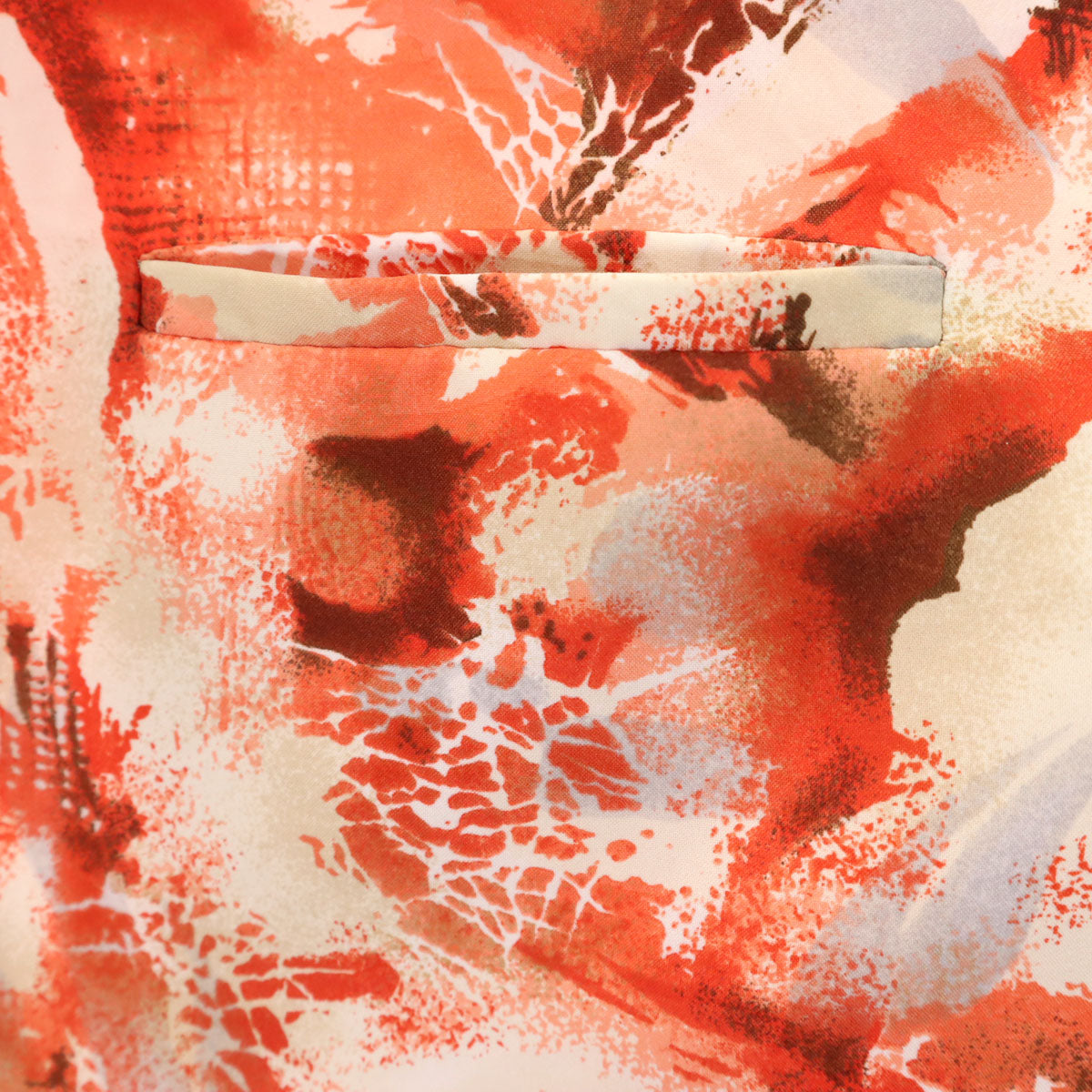 Tori Richard トリリチャード 80s USA製 ヴィンテージ 総柄 半袖 シャツ XL レッド メンズ