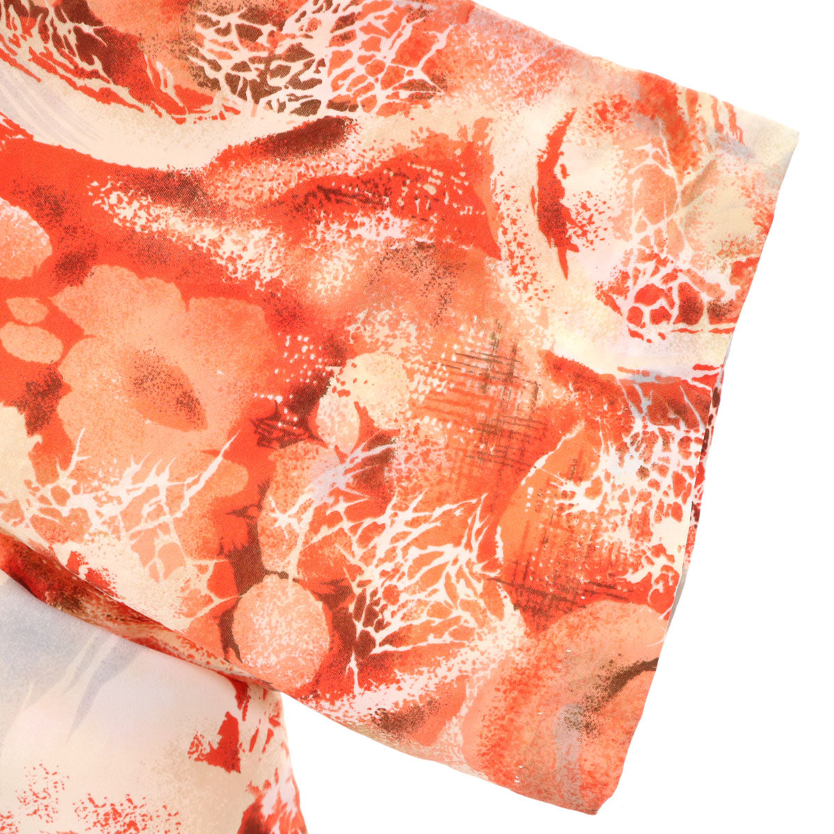 Tori Richard トリリチャード 80s USA製 ヴィンテージ 総柄 半袖 シャツ XL レッド メンズ