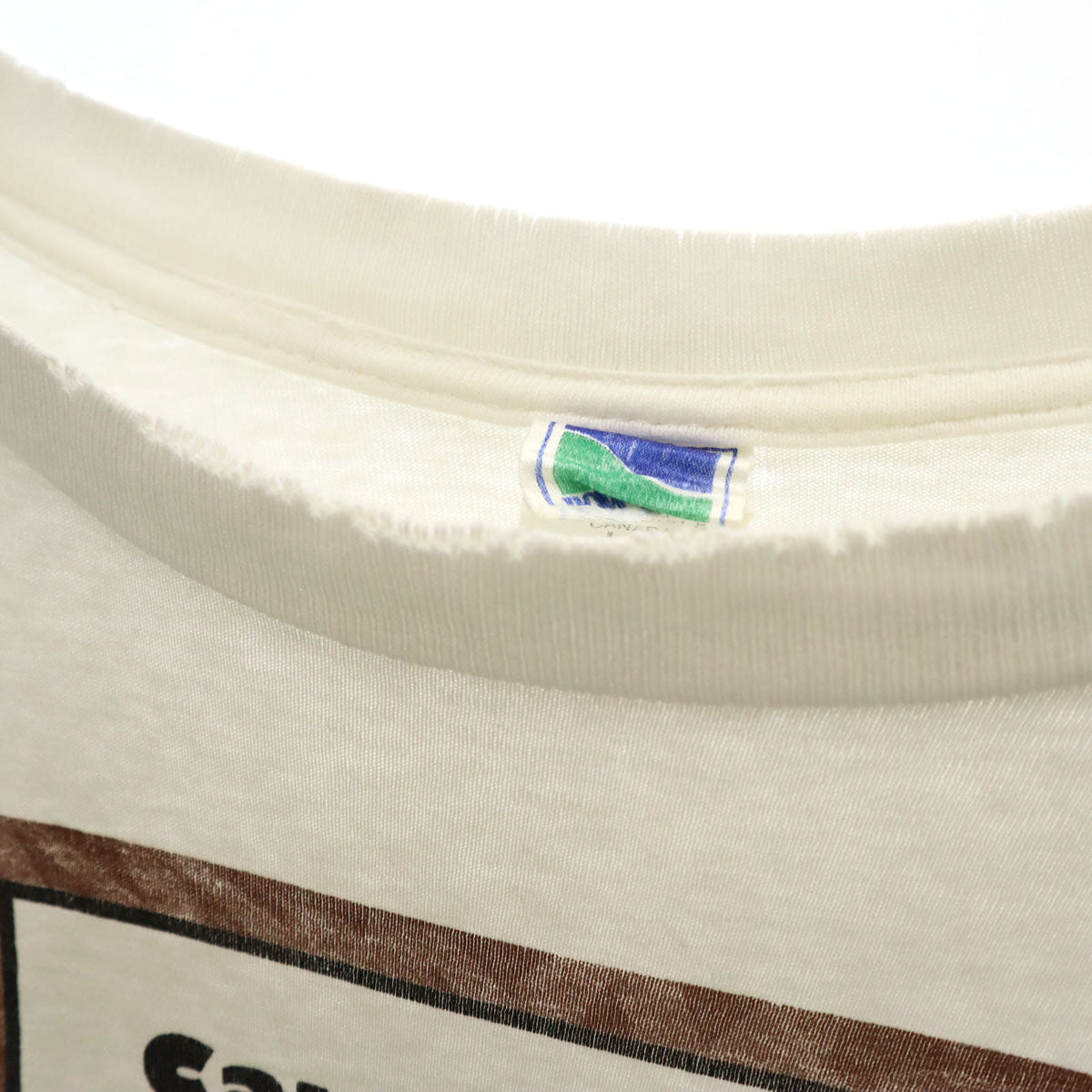 BOW VALLEY 90s カナダ製 オールド CANADA LIFE ベア 半袖 Tシャツ L ホワイト シングルステッチ アニマル くま メンズ