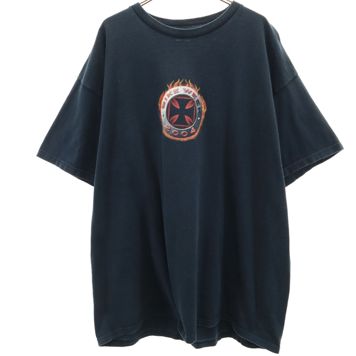 FRUIT OF THE LOOM フルーツオブザルーム 2004 BIKE WEEK 半袖 Tシャツ 2XL ブラック系 バイク ビッグサイズ メンズ