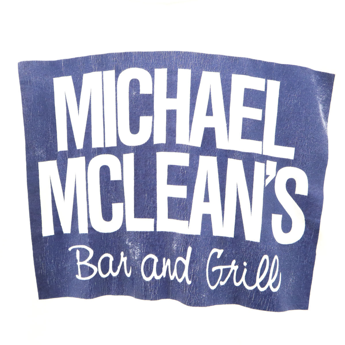 FRUIT OF THE LOOM フルーツオブザルーム 90s カナダ製 オールド MICHAEL MCLEAN'S 半袖 Tシャツ XL ホワイト シングルステッチ メンズ